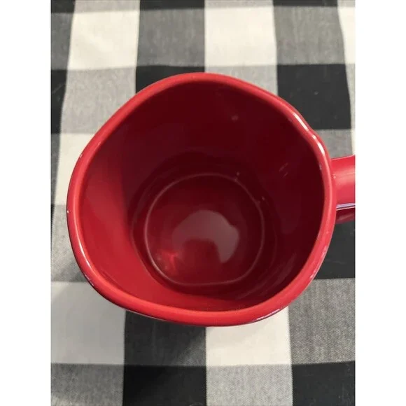 Rae Dunn Artesian collection by magenta￼ Red Santa mug - Picture 2 of 3